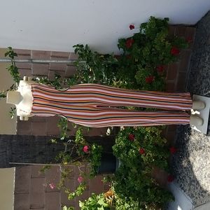 Zara overalls sz L knit fabric NWT